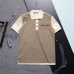 Designer Polo Shirts Mens Polos shirts men fashion Tees classic multiple Colour lapel short sleeves Plus Embroidery business casual Cotton breathab M-3XL#165