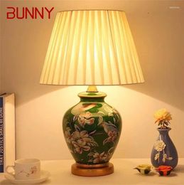 Table Lamps Contemporary Ceramics Lamp American Style Living Room Bedroom Bedside Desk Light El Engineering Decorative