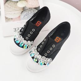 Fitness Shoes Clear Crystals Fashion Sneakers Women's Lace Wedding Summer Casual Breathable Sneaker 2024 Lady Trainers Femmes Chaussures