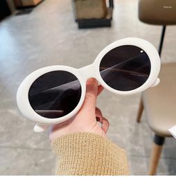 Sunglasses Oval Shape Sun Glasses Man Woman European American Style UV Protection Men's Glass High Quality Female Sunglass