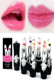 6 Styles Flower Crystal Jelly Lipstick Magic Temperature Change Colour Lip Balm Makeup batom mate maquiagem maquillaje1810879