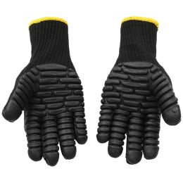 Gloves 1pair Anti Vibration Shockproof Outdoor Safety Gloves Work Miner Protective Cut Resistant Oil Industrial Reducing Mechanical