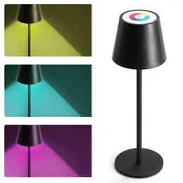 Table Lamps Cordless LED Desk Lamp Dimmable Touch Control IP54 Waterproof Portable Modern Light Bedroom For Restaurant Bar