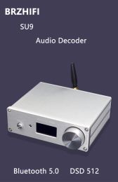 Amplifier 2021 New Breeze SU9 Dual Core ES9038 DSD512 Bluetooth 5.0 Decoder DAC Headphone Amplifier LDAC