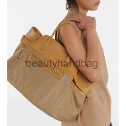 The Row TR tote Bags Leather Designer commuter advanced sense one shoulder bucket Classic tote N4S7