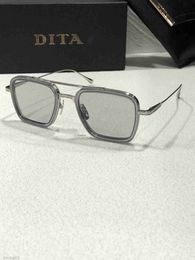 2024 Dita Square Womens Men Sunglasses Fashion Designer Shades Golden Frame Style Sun Glasses Mens Uv400 Gradient Sunglass