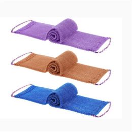 Bath Tools Accessories 3-color mesh sponge exfoliates the body scrubs back of and washes face with a strong cleaning cloth. Bathroom showerQ240430