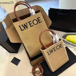 Designer Basket Straw Anagram Lowew Bag Shoulder Bag Fold Tote Handbag Woman Raffias Men Weekend Duffel Bag Summer Weave Travel Cross Body Clutch Beach Bags 925