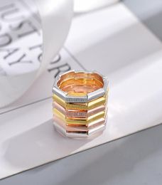 3 Colors Letter Ring Women Link To Love Letters Finger Rings Gold Silver Rose Gold High Quality Jewelry7929682