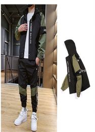 Mens Tracksuits With Fashion Letter Embroidery Street Sports Styles 2pcs Sets Spring Autumn Casual Clothes9599341