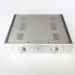 Amplifier 1PCS Power Amplifier All Aluminium Chassis / Audio Amp Enclosure / PreAmp Box DIY Case 430MM*105MM*340MM AP41