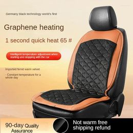 Car Seat Covers Graphene Heated Seats 12v 24v Winter Warmer Auto Cover Cushion Intelligent Start/Stop Accessories For Vehicles