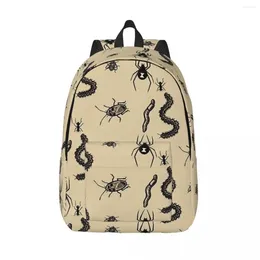 Backpack Bugs Woman Small Backpacks Boys Girls Bookbag Fashion Shoulder Bag Portability Travel Rucksack Children School Bags
