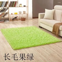 Carpets Cross-border Silk Carpet Living Manufacturers Directly For Modern Room Sofa Bedside Blanket Blue