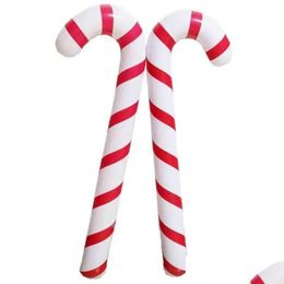 Christmas Decorations New Inflatable Canes Classic Lightweight Hanging Decoration Lollipop Balloon Xmas Party Balloons Ornaments Adorn Dhmxl