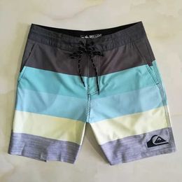 Men's Shorts Quick Dry Elastic Beach Shorts for Men Leisure Surf Beach SwimmTrunks Casual Shorts Foreign Trade New 2023 J240426