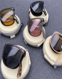 Unisex Folding Sunglasses Fashion Sunglasses Polarising Men Women Classical Driving Beach Outdoor Sport glasses 5 Colour With Box5958914