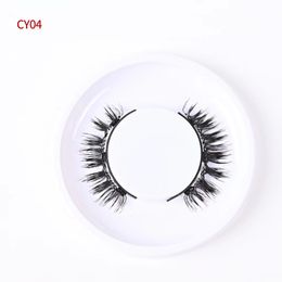 European American Thick 3D Glue-free Eyelashes Eyelash 3D Eye Makeup Magnetic False Lashes Soft Natural Thick Fake Eyelashes Lashes Extension Beauty Makeup Tools