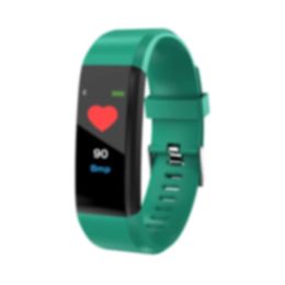 Bluetooth Exercise Heart Rate, Blood Oxygen, Blood Pressure, Step Sleep Health Monitoring Information Reminder 115plus Smart Bracelet