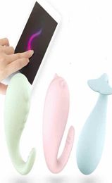 LIBO USB Rechargeable Soft Silicone Vibrating Egg Wireless APP Remote Control Bluetooth Connection Mini Vibrator For Female 174074693668