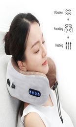 Massage pillow neck and shoulder massage Planes travel machine car and home seat massage pillow cordless neck and shoulder massage9580382