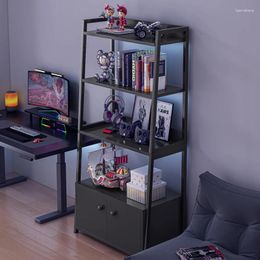 Kitchen Storage Rack Small Bookshelf Next To Desk Display Cabinet Trapezoidal Multi Storey Shelf In Living Room Bedroom Wall