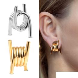 Navel & Bell Button Rings Vanka 2Pcs 00G Stacker Lobe Cuff Ear Gauges Plugs Tunnels Stretcher Earring Clip On Cartilage Wedding Body Dhpxd