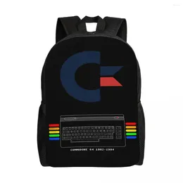 Backpack Custom Commodore 64 Backpacks Women Men Basic Bookbag For College School C64 Computer Game Bags