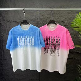 Tamanho europeu Tamanho XS-L Men's Designer T-shirt casual masculino feminino letras