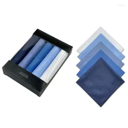 Bow Ties Cotton Plain Color Pocket Handkerchief For Sweating Grooms Weddings