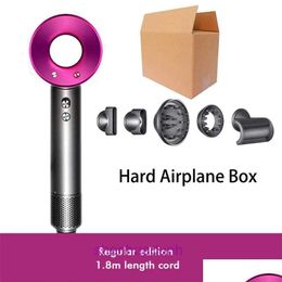 Hair Dryers Negative Ionic Professional Salon Blow Powerf Travel Homeuse Cold Wind Drop Delivery Products Care Styling Tools Otf9M 4SGH