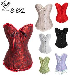 Corset Sexy Corsage Overbust Corsets And Bustiers BasqueTop Waist Training Steampunk Corset Gothic Clothing Corselet Ps Size S-6XL3663517