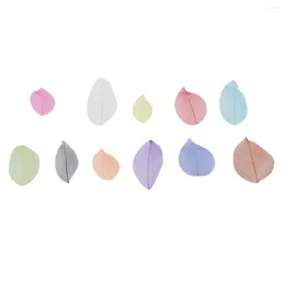 Decorative Flowers 100 Pcs Artificial Leaves For Craft Project Autumn Tree Specimen Bookmark Accessory Pressed Crafts Dried