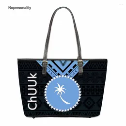 Bag Nopersonality Chuuk Polynesian Design Luxury Shoulder Bags Hawaii Flower Purse Wallets For Women Travel Handbags PU Leather