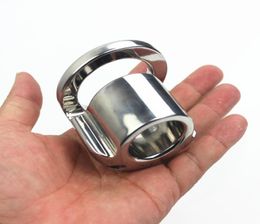 6 Sizes Stainless Steel Cockrings Ventilation Penis Casing Sleeves Tube Testicle Lock Ring Pendant Scrotum Ball Stretcher Devices Sex Toys for Men BB2-2-1438897154