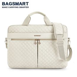 BAGSMART 15.617.3 Laptop bags for woman Briefcase office Shoulder HandBag Office Travel Business Computer Bag Notebook pouch 240428