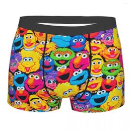 Underpants Custom Cookie Monster Pattern Boxers Shorts Mens Manga Briefs Underwear Funny