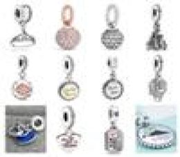 925 Silver Fit P stitch Bead Pendant with DIY Pendant Dangle Charm Charms Bracelet Charm Beads Dangle DIY Jewellery Accessories4665492