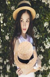 Fashion Women Girls Lovely Boho Sun Beach Straw Hats Wide Brim Summer Cap ParentChild Outfit Girls Ladies Kids Holiday Sun Hats17108275