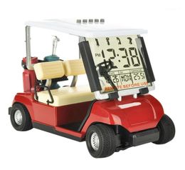 Lcd Display Mini Golf Cart Clock for Golf Fans Great Gift for Golfers Race Souvenir Novelty GiftsRed16115622