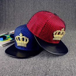 Ball Caps Fashion Mens Gold Crown Button Hat Gorras Golf Grass Camo Baseball Hat Crocodile Skin Hip Hop Hat American Hat T240429