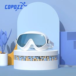 COPOZZ Professional Swimming Goggles Adults Men Women Glasses HD Antifog Natation Pool Accessories 240418
