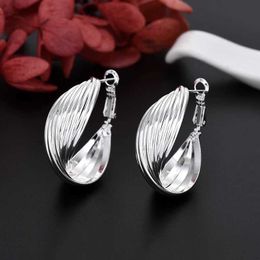 Dangle Chandelier JewelryTop store Cute Fine 925 Sterling Silver Earrings stud for Women fashion Wedding Jewellery Christmas Gift TRENDY H240504