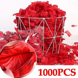 Decorative Flowers 1000pcs Love Romantic Artificial Rose Petals Flower Silk For Valentine Day Wedding Anniversary Decor