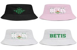 Real Betis Los Verdiblancos RBB text men and women fisherman bucket sun hat design design custom unique classic suncap green label7577847