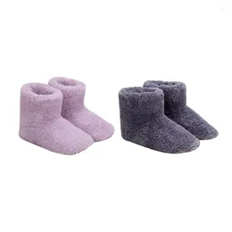 Carpets USB Heater Feet Slippers Washable Plush Winter Electric Boot Soft Comfortable Multifunctional Non-slip For Women Men Accessories