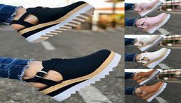 Plus Size 3543 Platform Sandals Wedges Shoes For Women Heels Sandalias Mujer Summer Clog Womens Zapatos De Hombre1403773