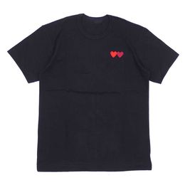 Men's T-shirts Play Mens t Shirt Designer Commes Des Garcons Red Commes Heart Women Garcons s Badge Des Quanlity Ts Cotton Cdg Commes Des Garcons Shirt 4108ljra