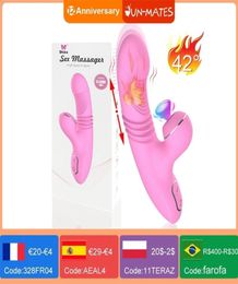 Clitoral Sucker Vagina Vibrator Heating Thrusting Sucking Vibrating Dildo Nipple Sex Toy for Adults 18 Women Masturbator Product 27407303