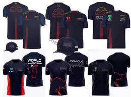 Cycle clothing F1 Racing T-shirt Summer New Team Polo Shirt Same Style Breathable give away hat num 1 11 logo